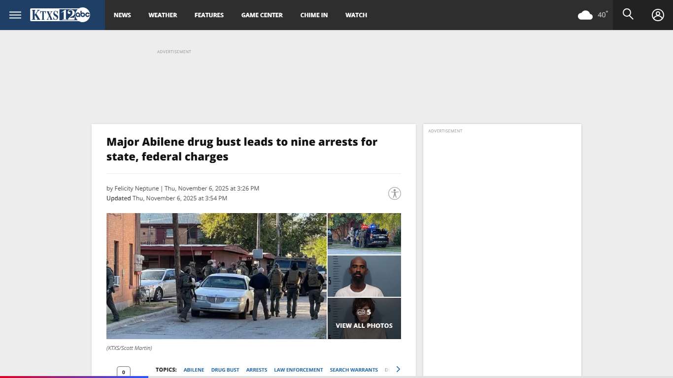 Major Abilene drug bust leads to nine arrests for state, federal charges