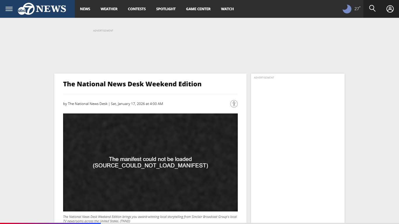 The National News Desk Weekend Edition